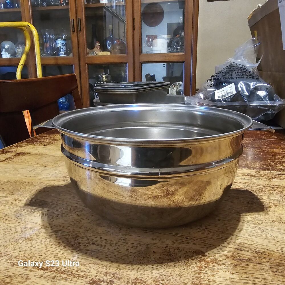 Saladmaster 2 Qt Stainless Steel 8" Double Boiler Pot Pan Insert No Lid *READ